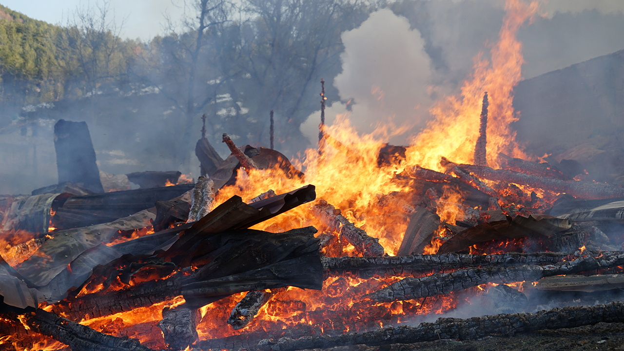 Kastamonu'da bir köy yangında yok oldu